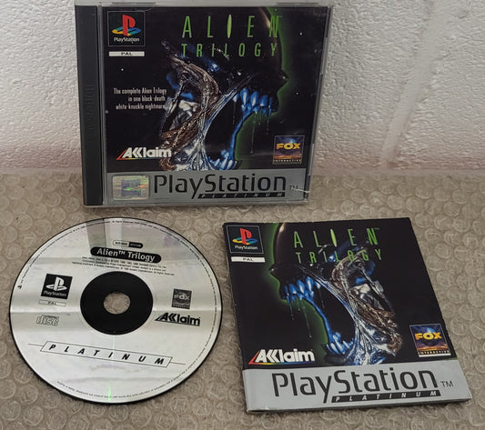 Alien Trilogy Platinum Sony Playstation 1 (PS1) Game