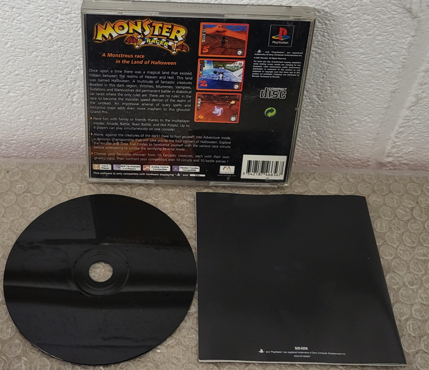 Monster Racer Sony Playstation 1 (PS1) Game