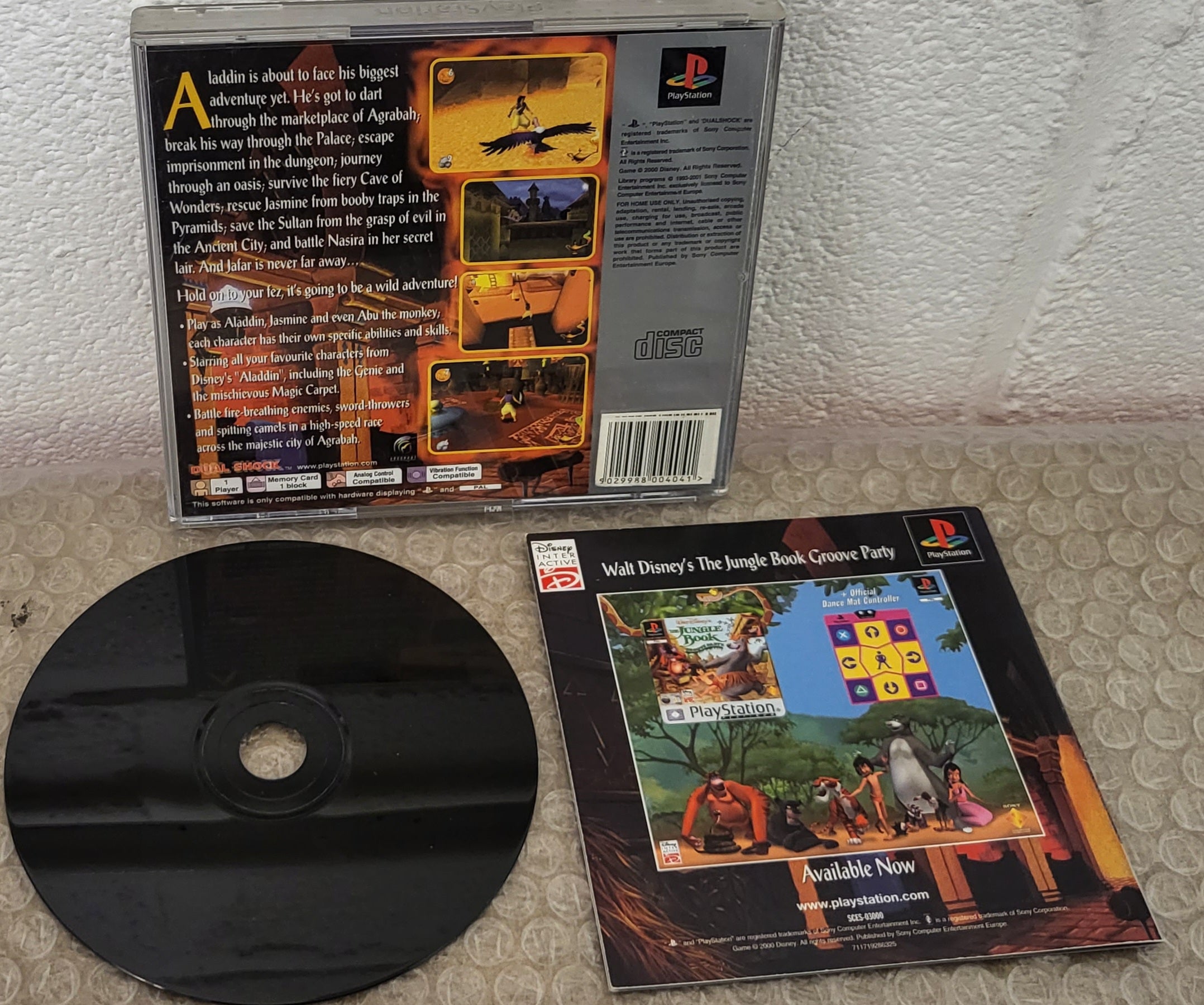 Disney's Aladdin Nasira's Revenge Platinum Sony Playstation 1 (PS1) Ga ...