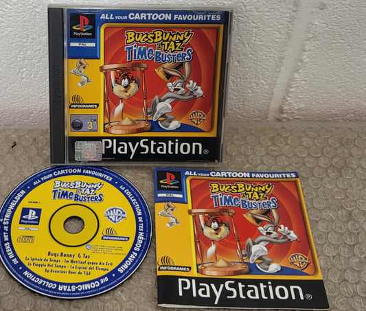 Bugs Bunny & Taz Time Busters Sony Playstation 1 (PS1) Game