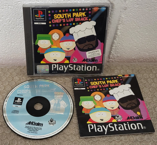 South Park Chef's Luv Shack Sony Playstation 1 (PS1) Game