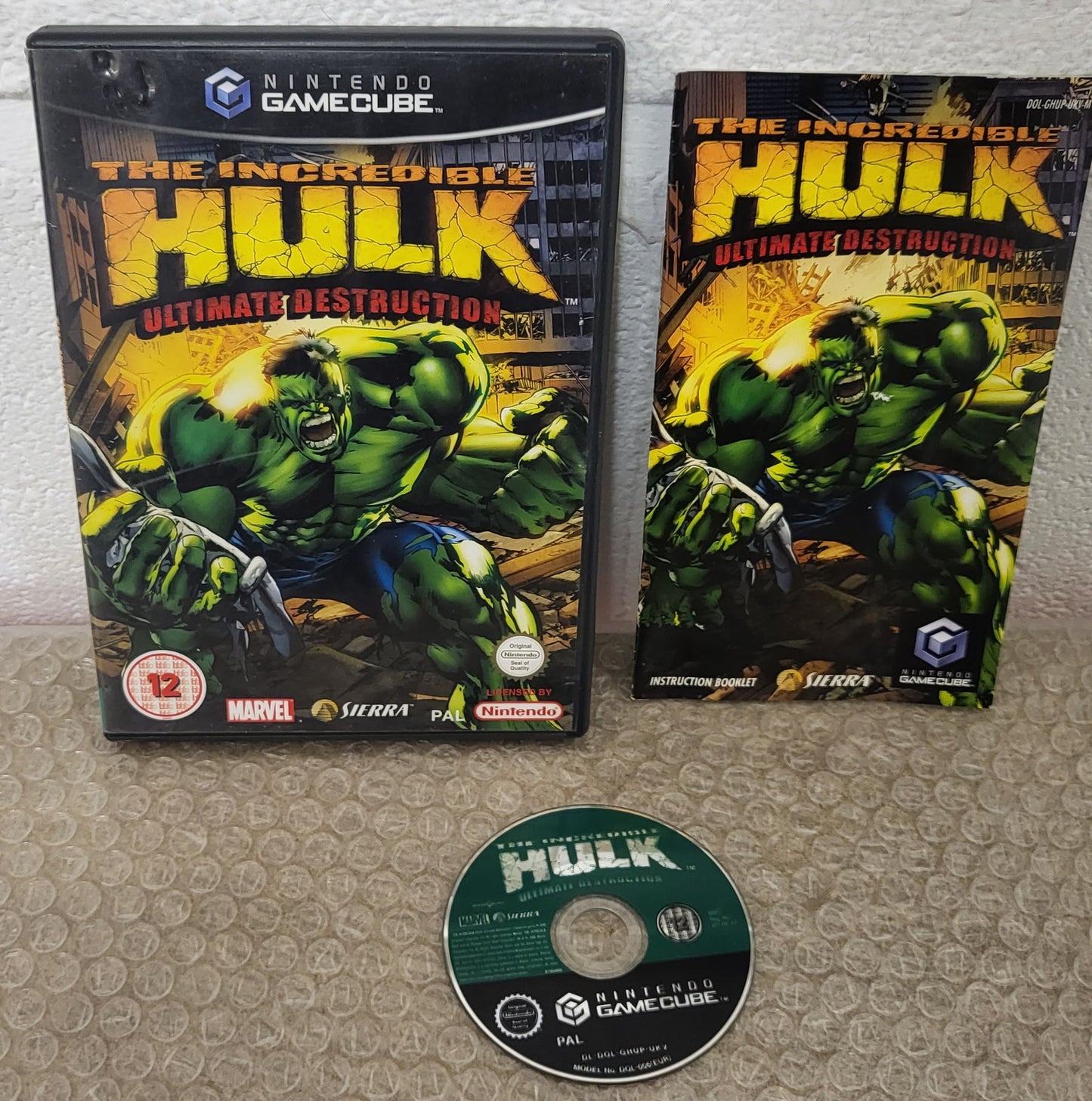 The Incredible Hulk Ultimate Destruction Nintendo GameCube Game