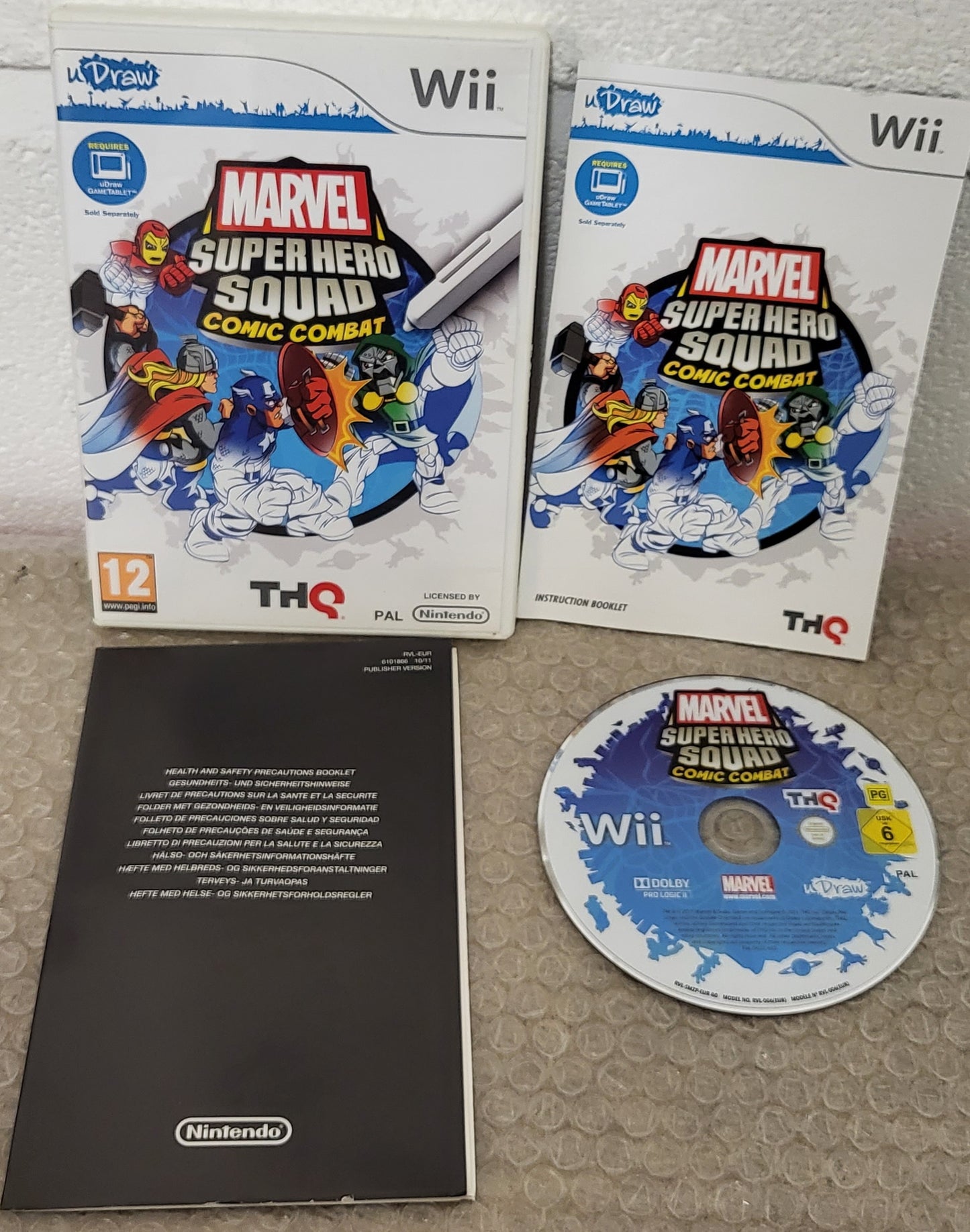Marvel Super Hero Squad Comic Combat Nintendo Wii Game