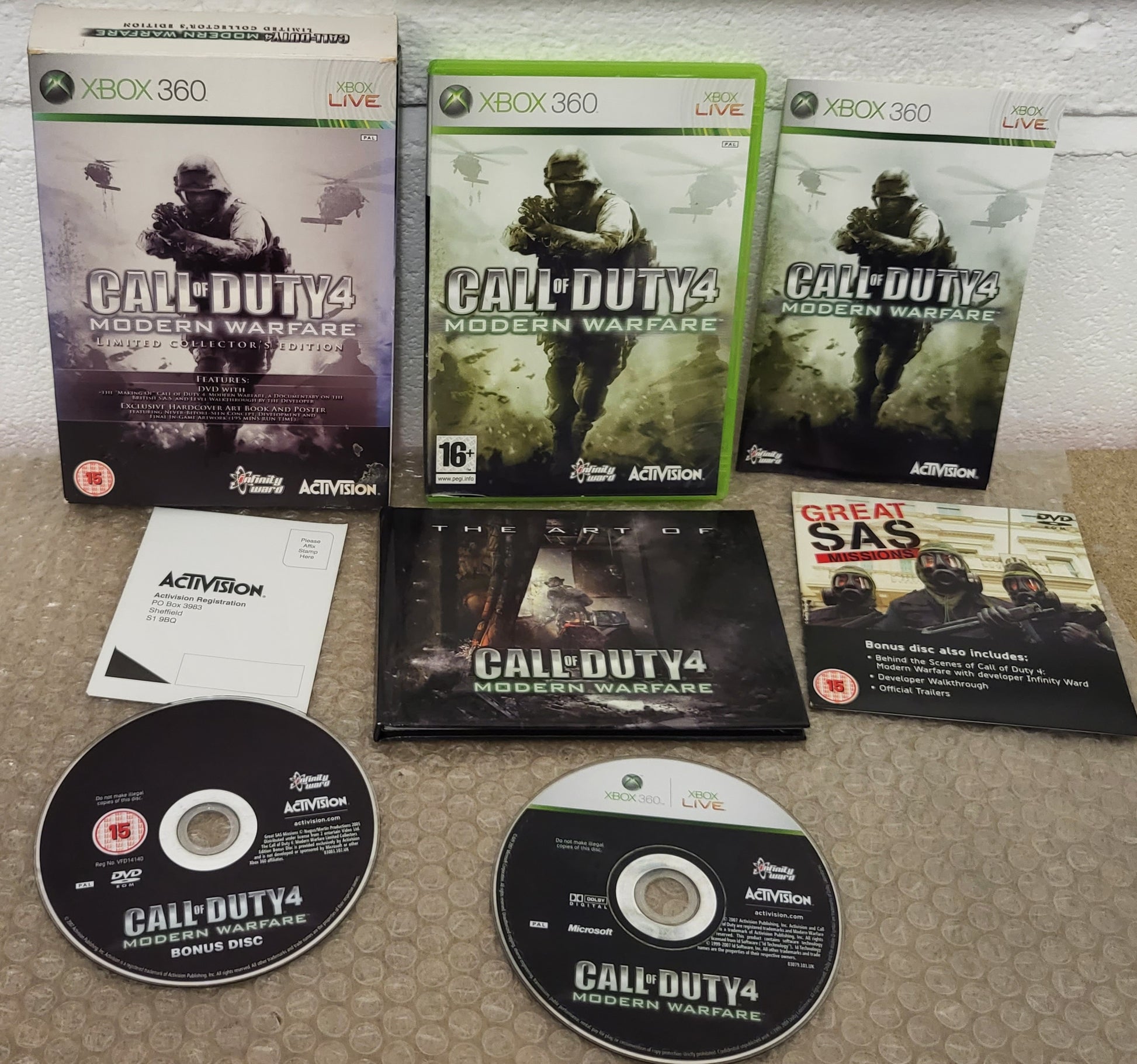 Call of Duty 4 Modern Warfare Limited Edition Microsoft Xbox 360 Game –  Retro Gamer Heaven