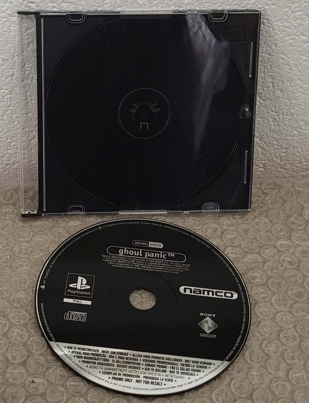 Ghoul Panic RARE Promo Disc Sony Playstation 1 (PS1) Game Disc Only