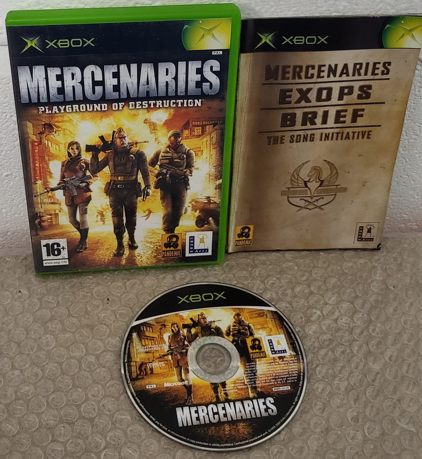 Mercenaries Playground of Destruction Microsoft Xbox Game