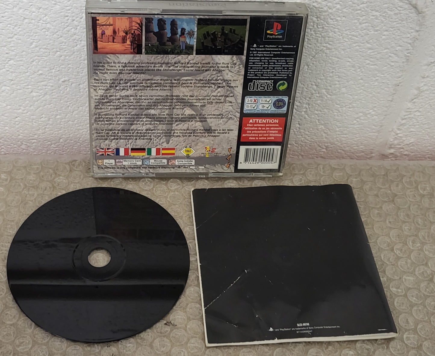 Ark of Time Sony Playstation 1 (PS1) Game