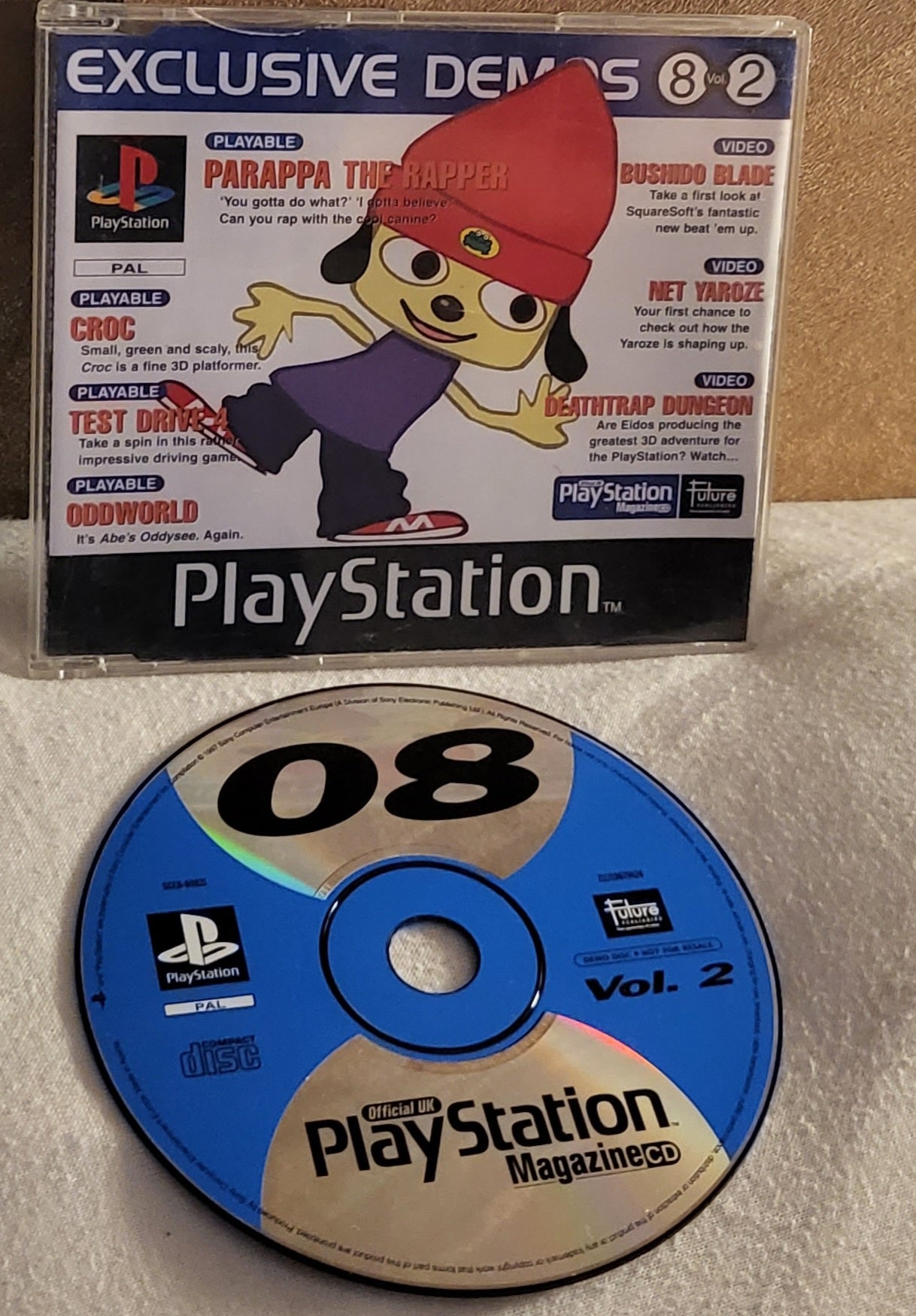 Sony Playstation 1 (PS1) Magazine Demo Disc 08 Vol 2