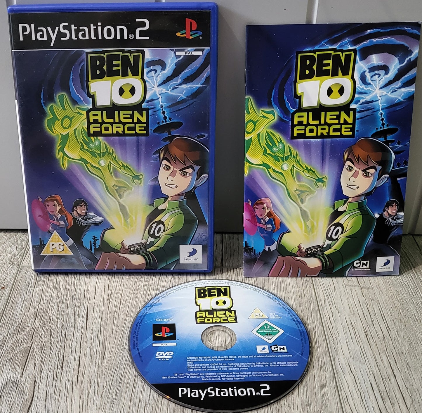 Ben 10 Alien Force Sony Playstation 2 (PS2) Game