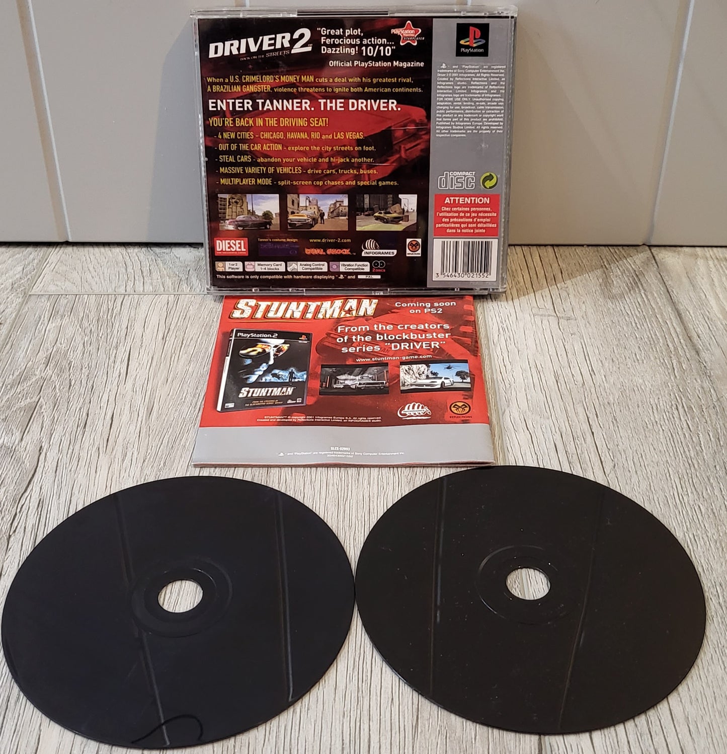 Driver 2 Platinum Sony Playstation 1 (PS1) Game