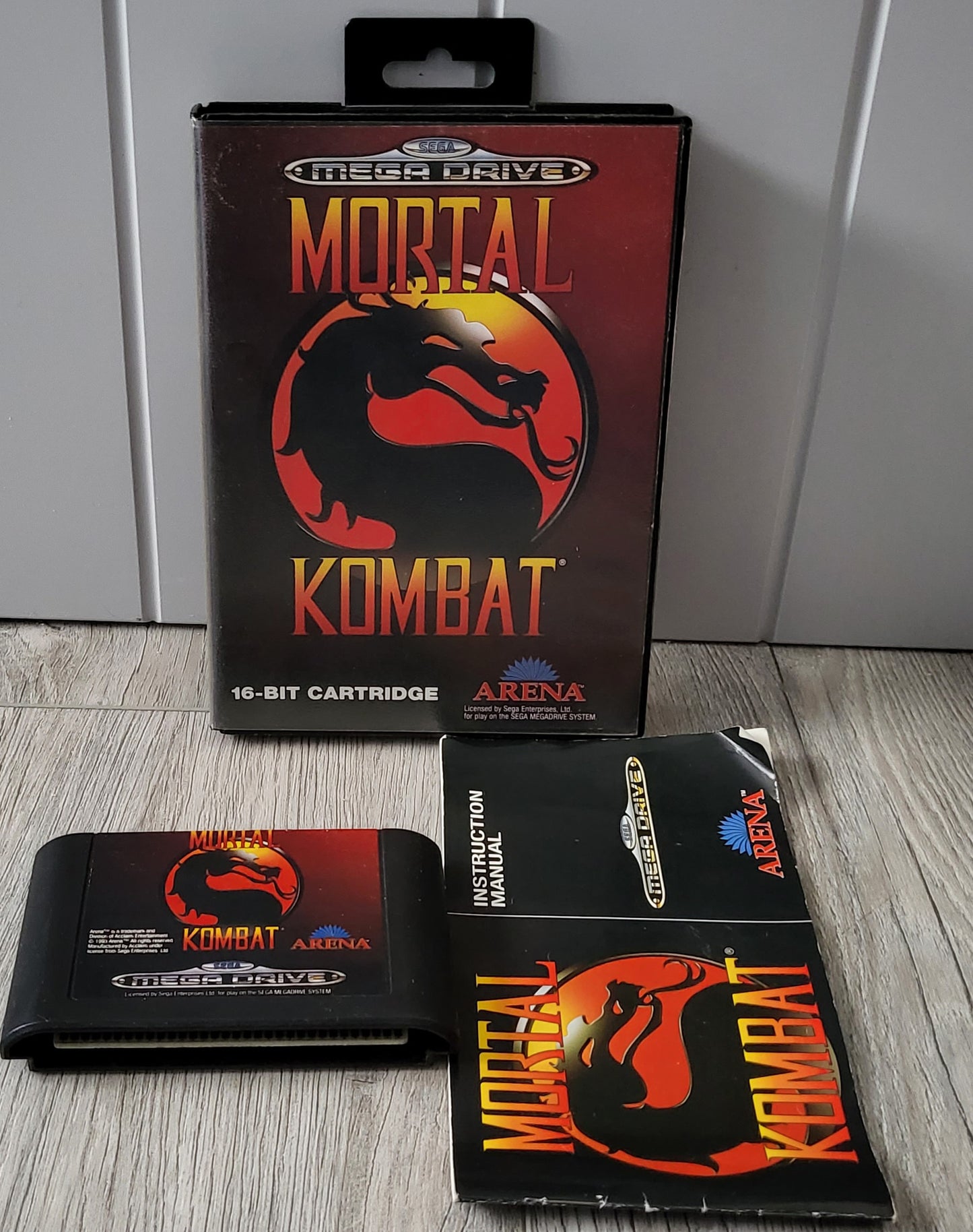 Mortal Kombat Sega Mega Drive Game