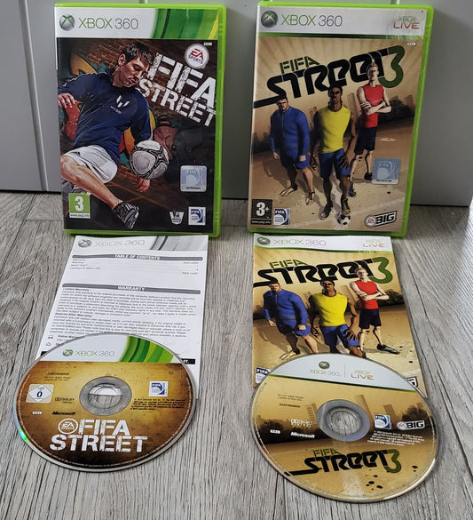 Fifa Street & Fifa Street 3 Microsoft Xbox 360 Game Bundle