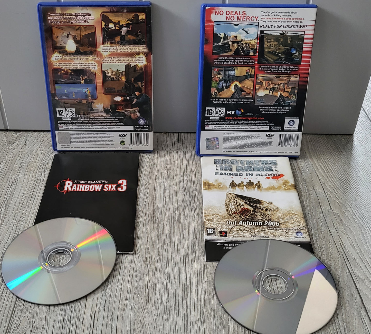 Rainbow Six 3 & Lockdown Sony Playstation 2 (PS2) Game Bundle