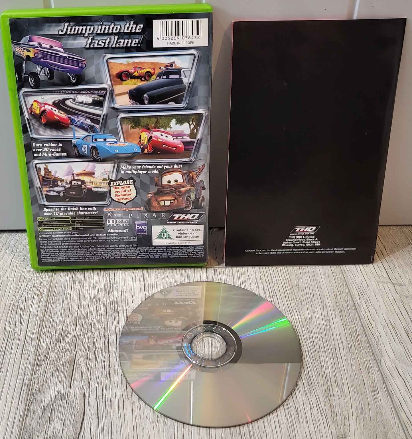 Cars Microsoft Xbox Game