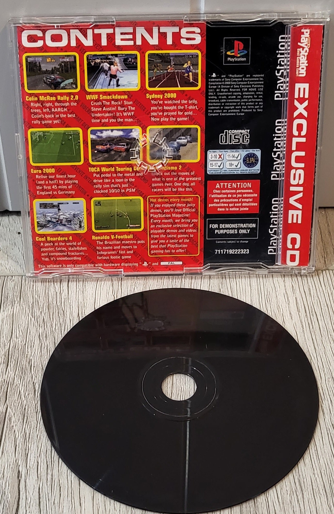 Sony Playstation 1 Magazine Best Games Ever Sports Special RARE Demo Disc
