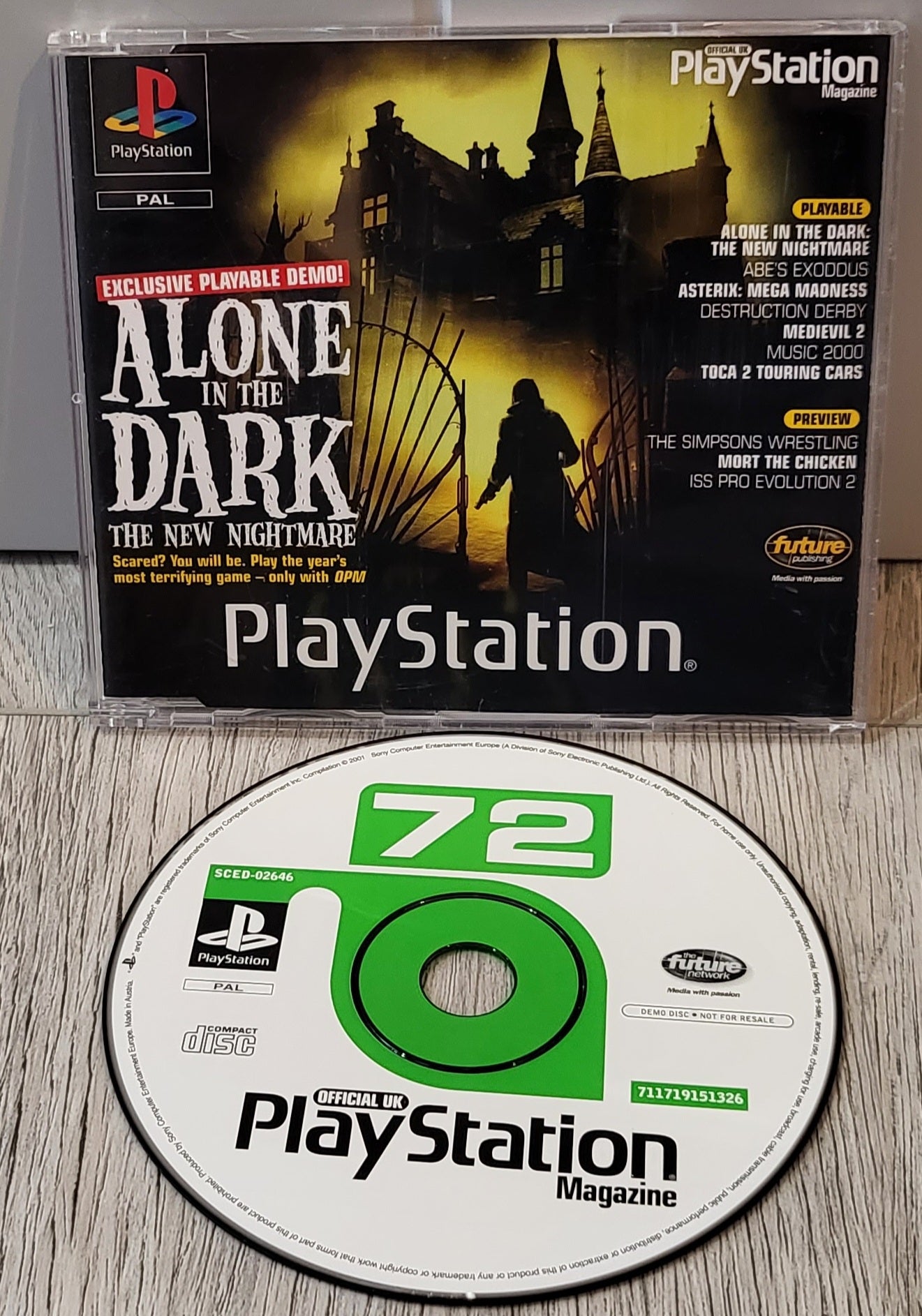 Sony Playstation 1 (PS1) Magazine Demo Disc 72