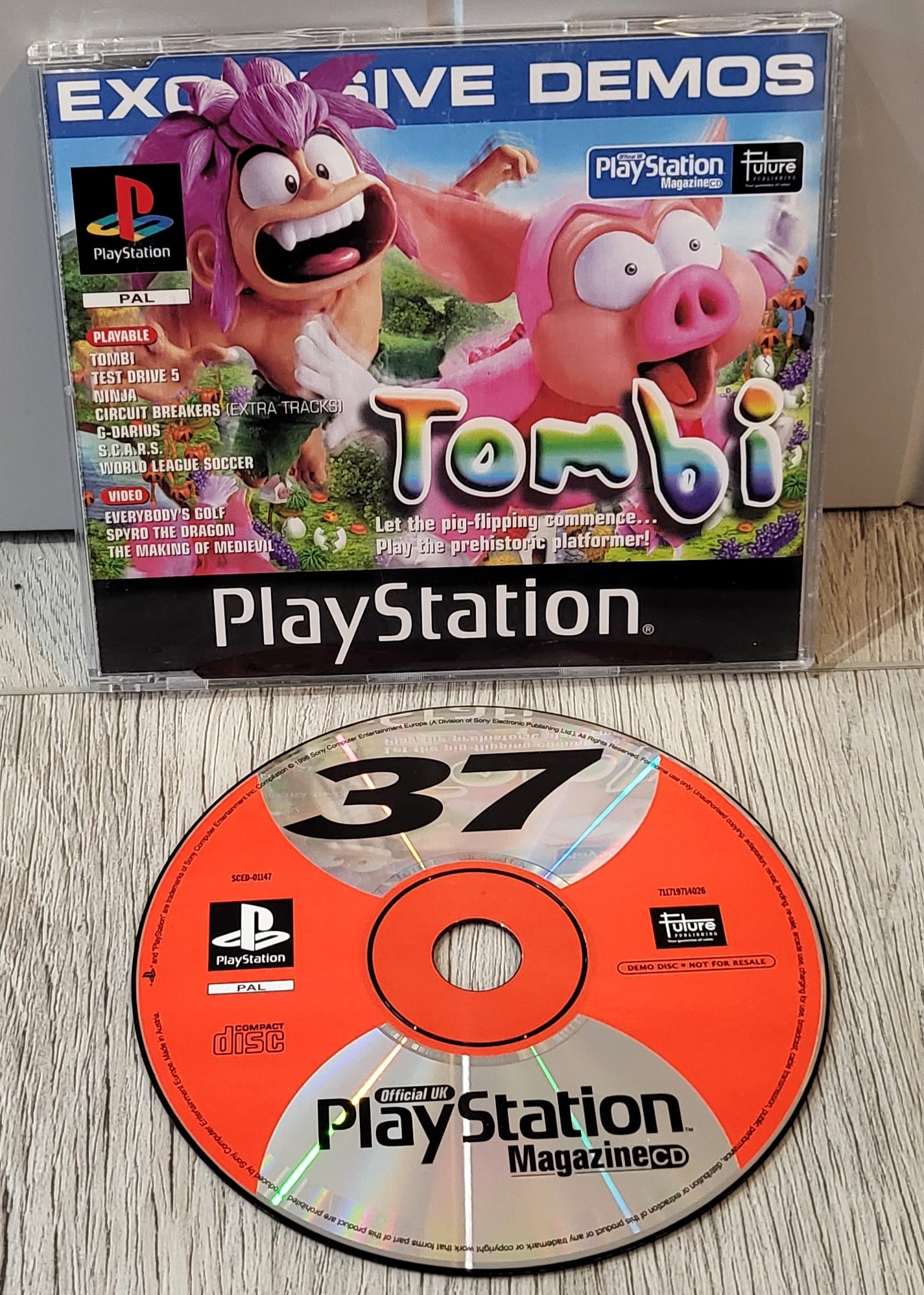 Sony Playstation 1 (PS1) Magazine Demo Disc 37