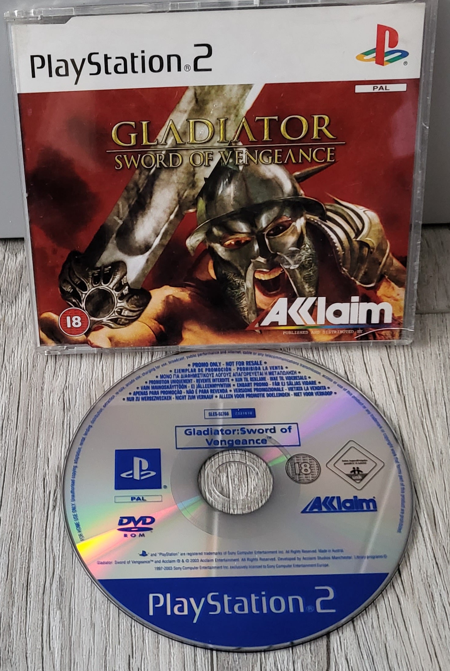 Gladiator Sword of Vengeance Sony Playstation 2 (PS2) Game Promo