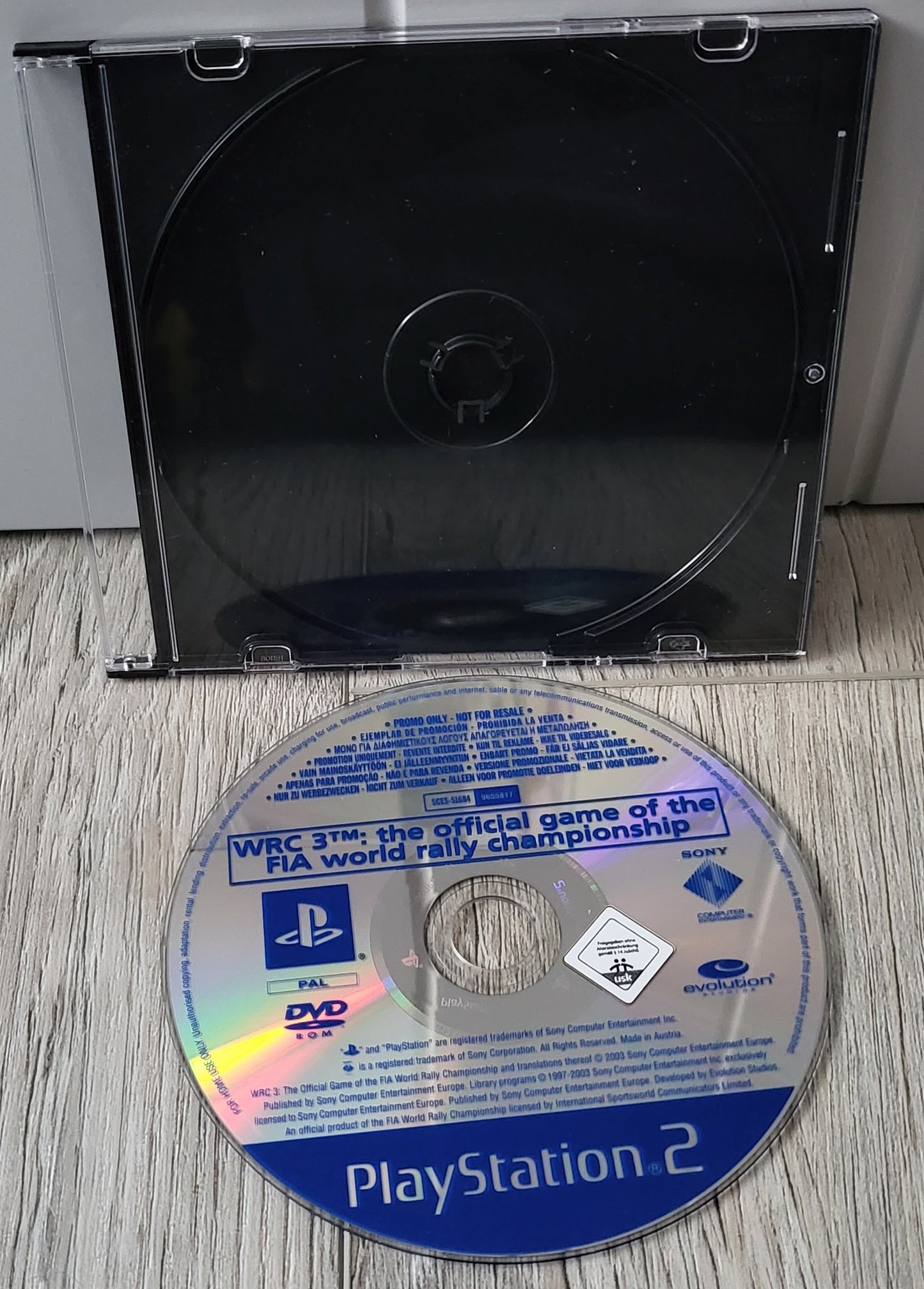 WRC 3 Sony Playstation 2 (PS2) Game Promo Copy Disc Only ULTRA RARE