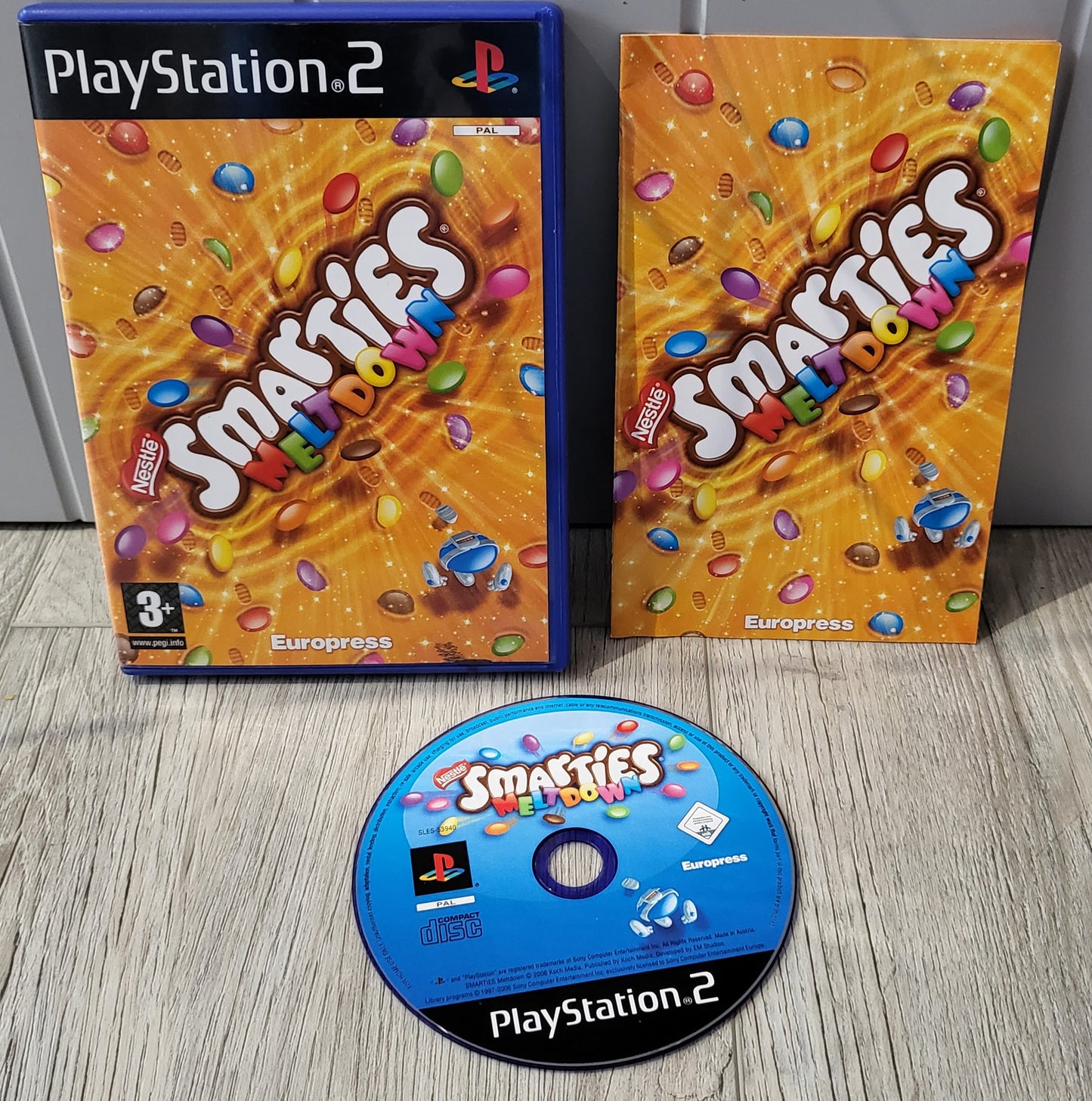Smarties Meltdown Sony Playstation 2 (PS2) Game