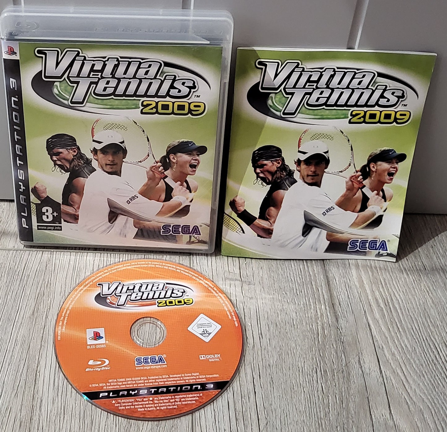 Virtua Tennis 2009 Sony Playstation 3 (PS3) Game