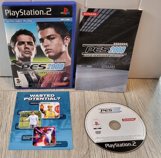PES Pro Evolution Soccer 2008 Sony Playstation 2 (PS2) Game