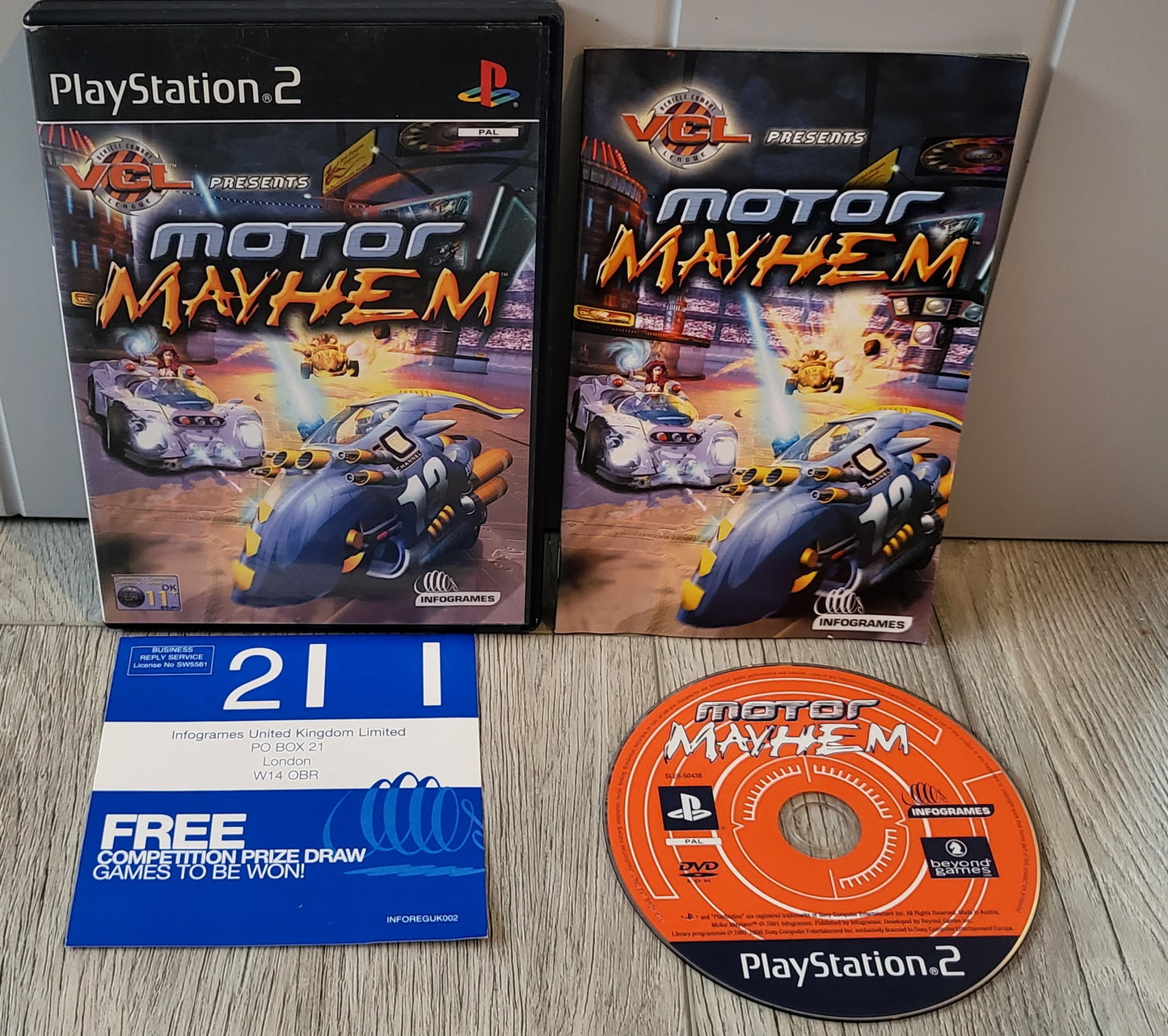 Motor Mayhem Sony Playstation 2 (PS2) Game
