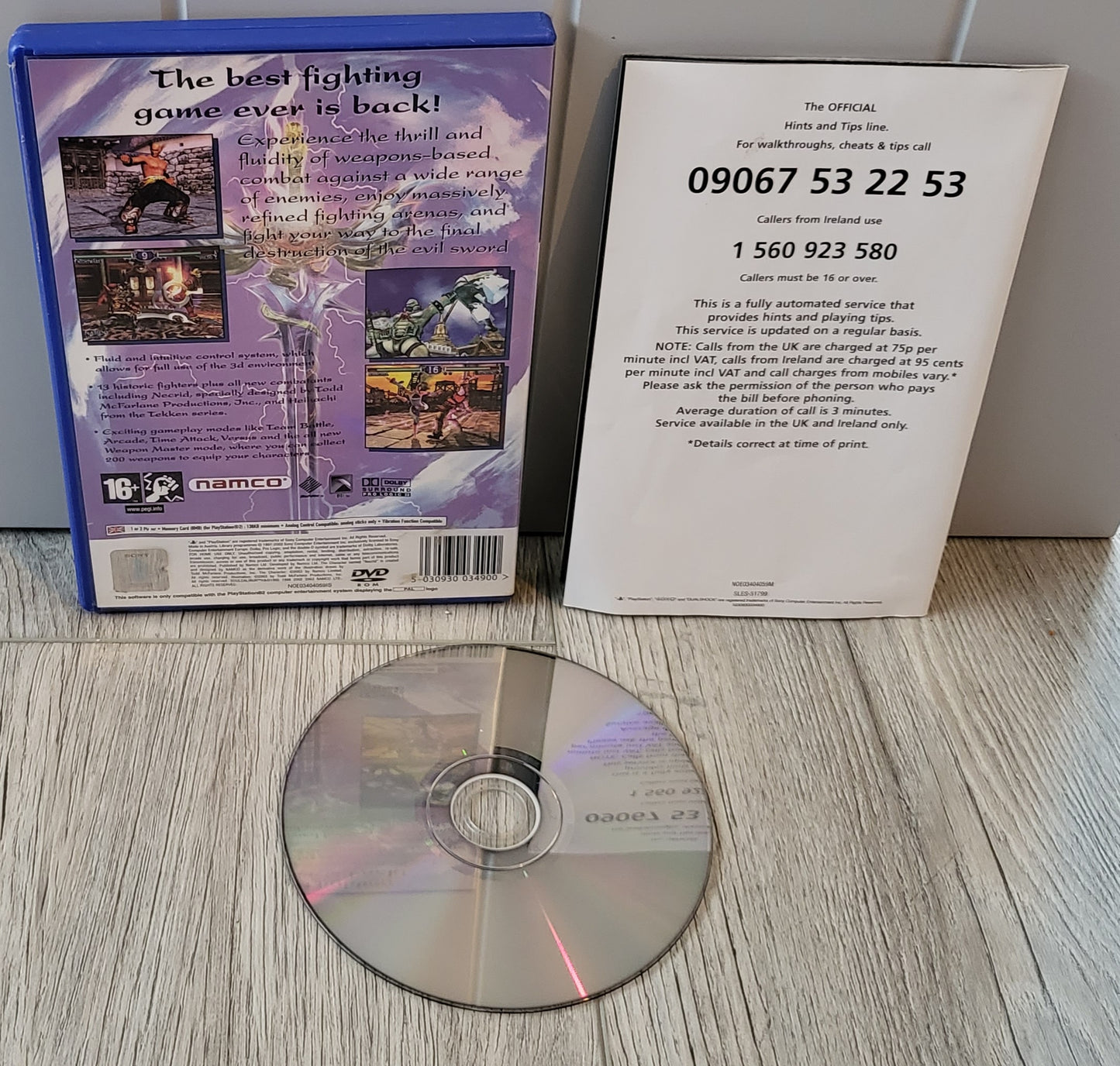 Soul Calibur II Sony Playstation 2 (PS2) Game