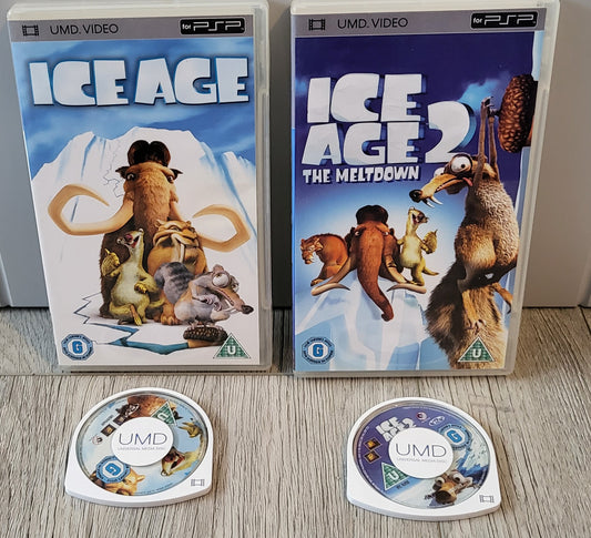 Ice Age 1 & 2 Sony PSP UMD Bundle