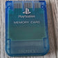 Island Blue Official Memory Card Sony Playstation 1 (PS1) Accessory