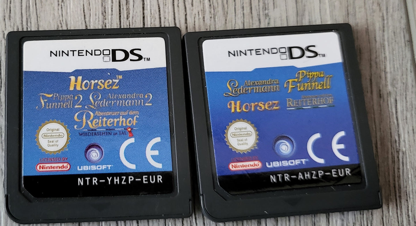 Horsez 1 & 2 Nintendo DS Game Cartridges Only