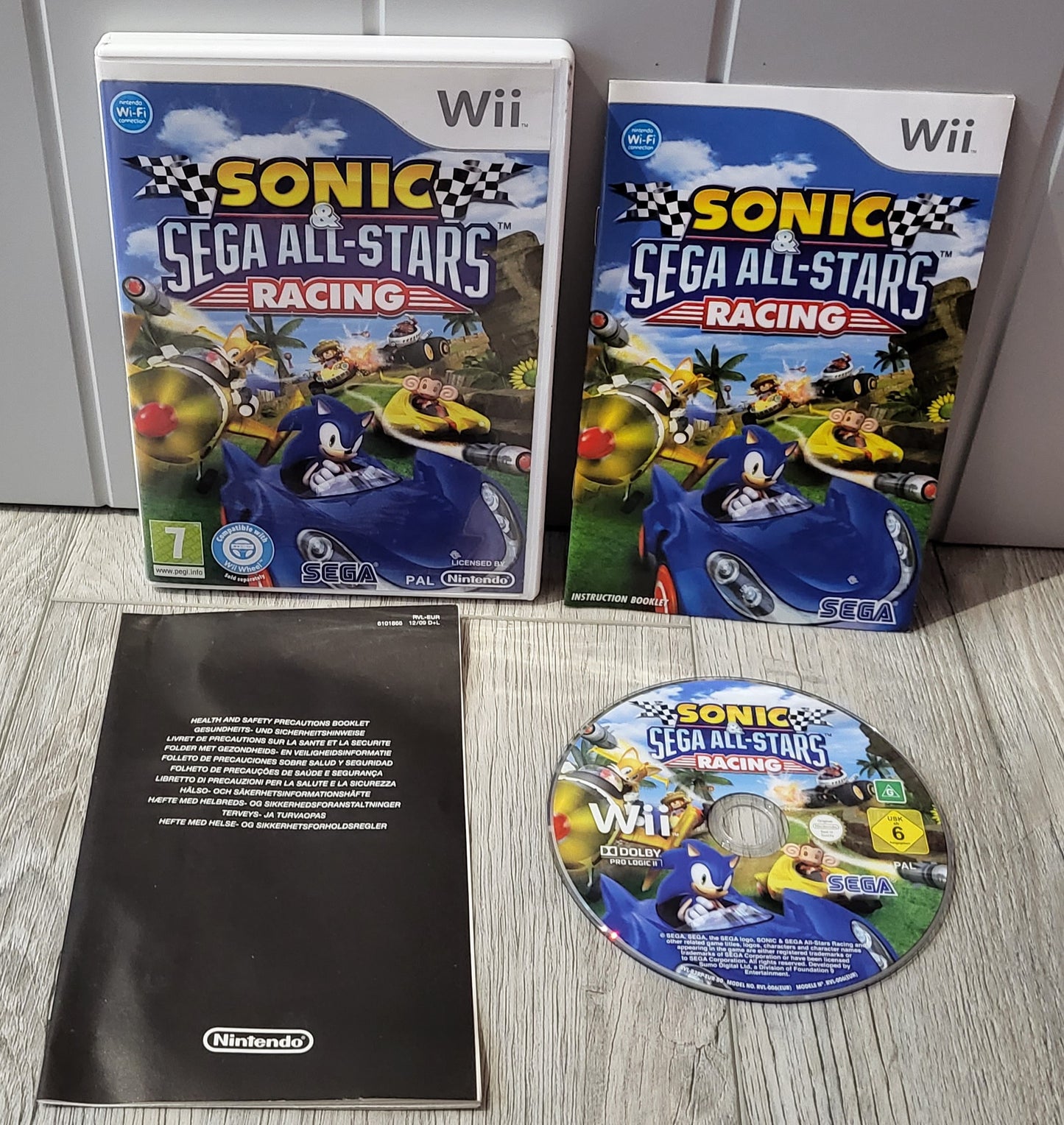 Sonic & Sega All Stars Racing Nintendo Wii Game