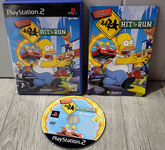 Simpsons Hit & Run Black Label Sony Playstation 2 (PS2) Game