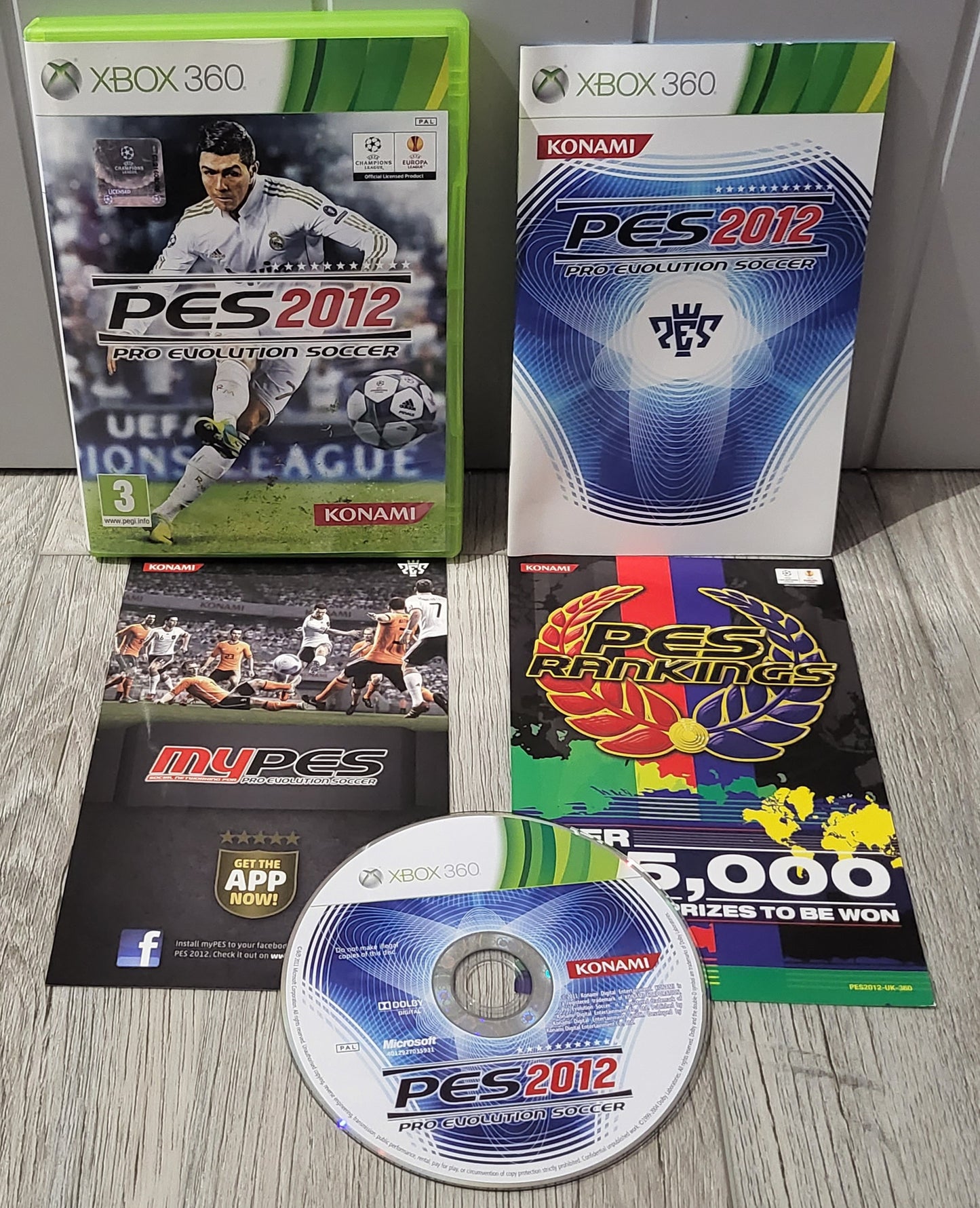 PES Pro Evolution Soccer 2012 Microsoft Xbox 360 Game