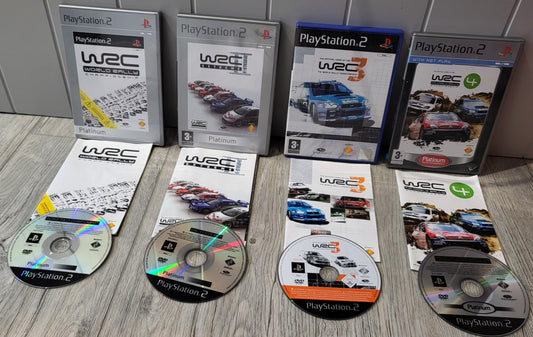 World Rally Championship 1 - 4 Sony Playstation 2 (PS2) Game Bundle
