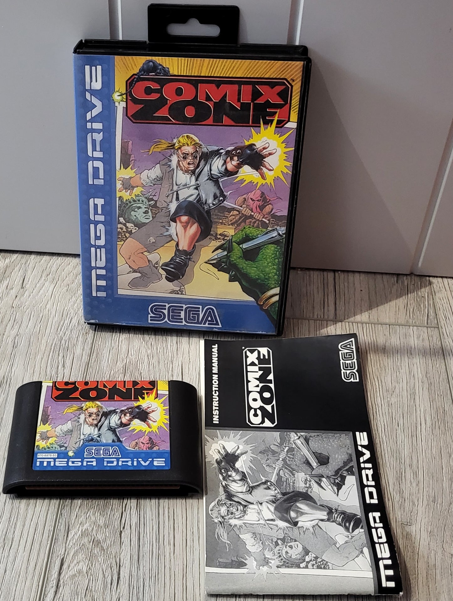 Comix Zone without CD Sega Mega Drive Game – Retro Gamer Heaven