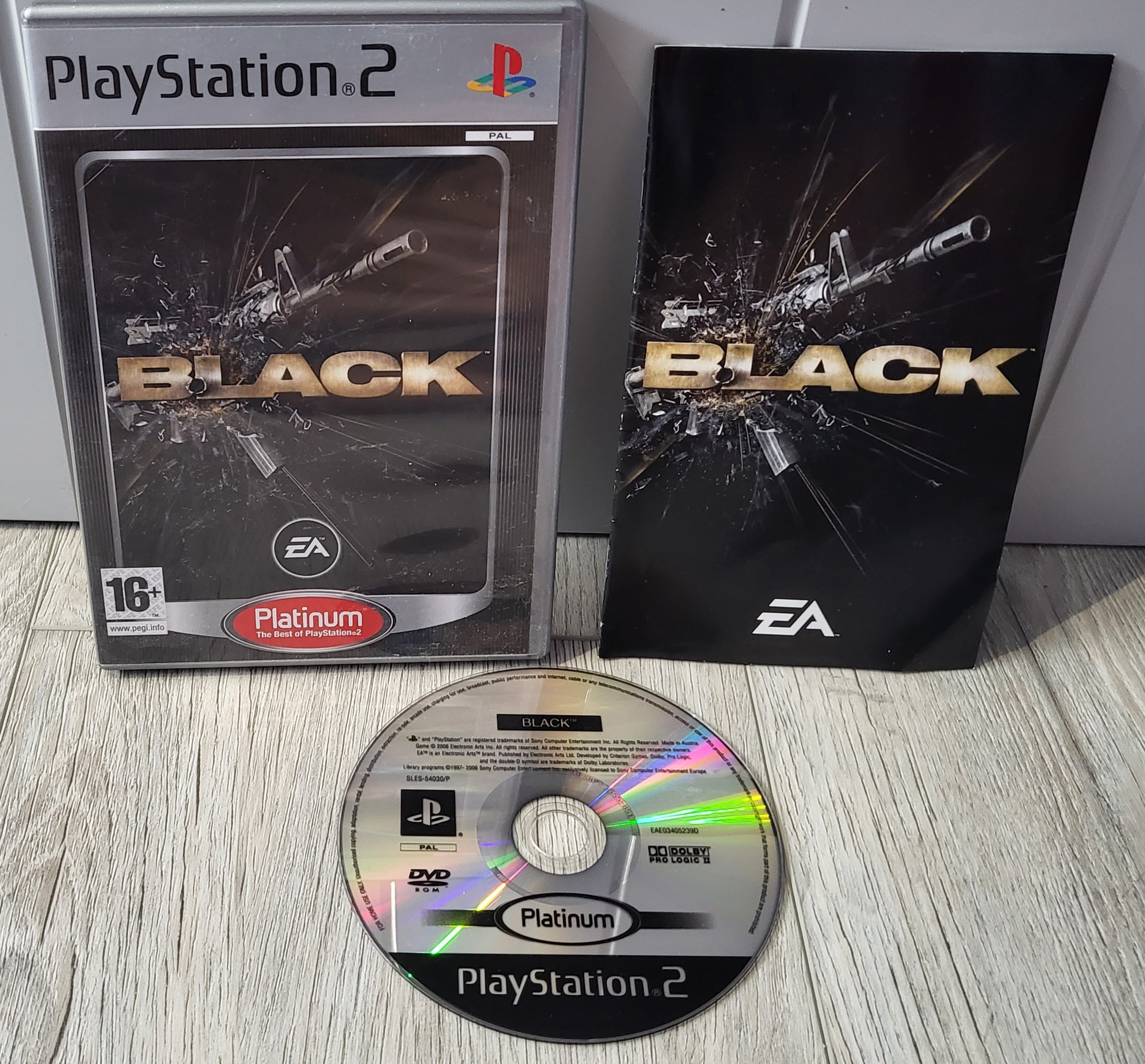 Black Platinum Sony Playstation 2 (PS2) Game – Retro Gamer Heaven