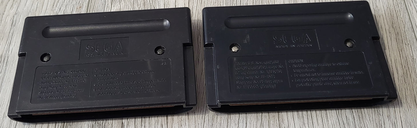 Jimmy White's Whirlwind Snooker & Side Pocket Sega Mega Drive/Genesis Game Cartridges Only