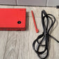 Red Nintendo DSi Console with Unofficial Charger
