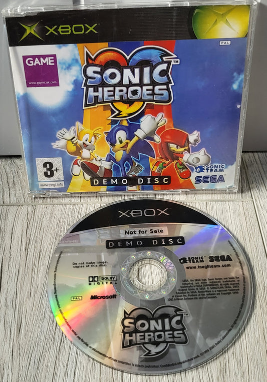 Sonic Heroes Microsoft Xbox Demo Disc ULTRA RARE