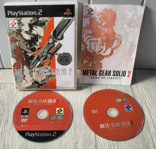 Metal Gear Solid 2 Sons of Liberty Sony Playstation 2 (PS2) Game