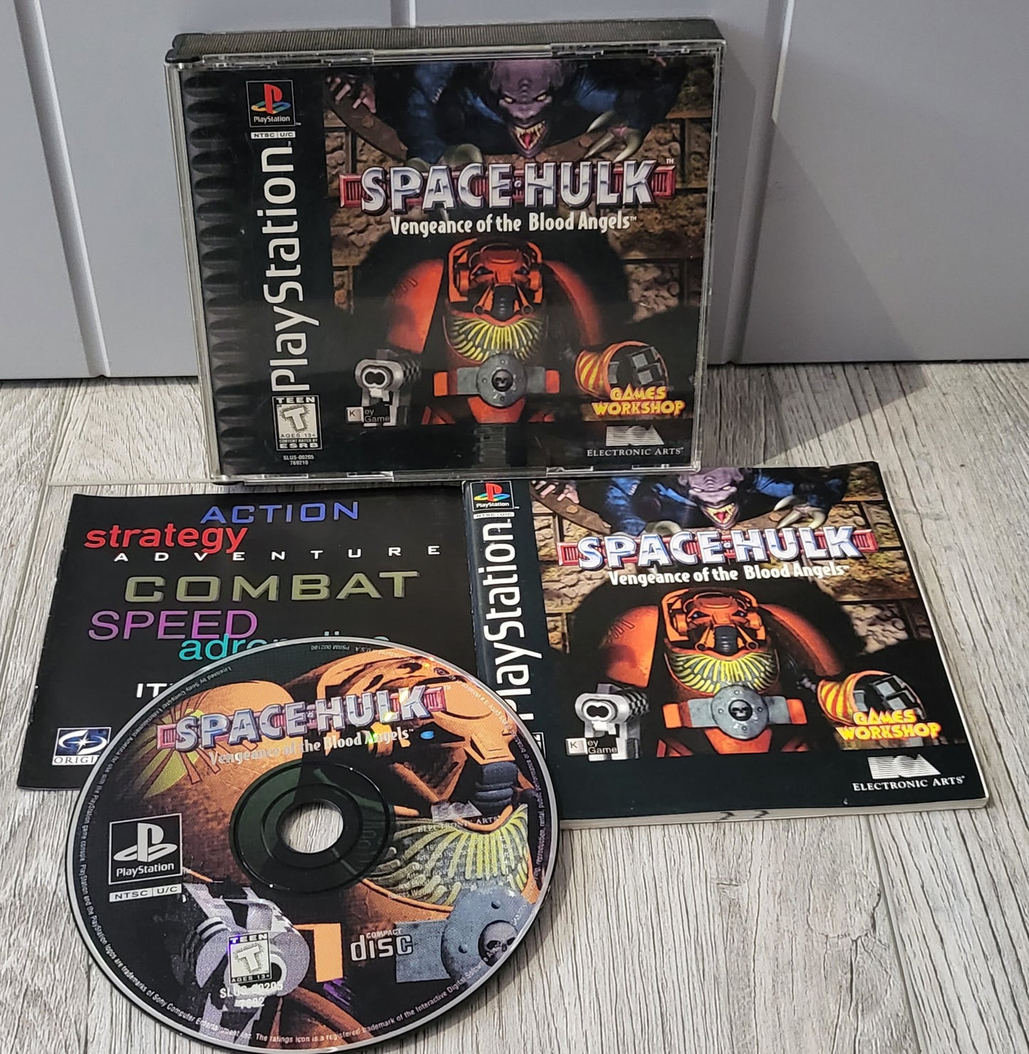 Space Hulk Vengeance of the Blood Angels NTSC-U Sony Playstation 1 (PS1) Game