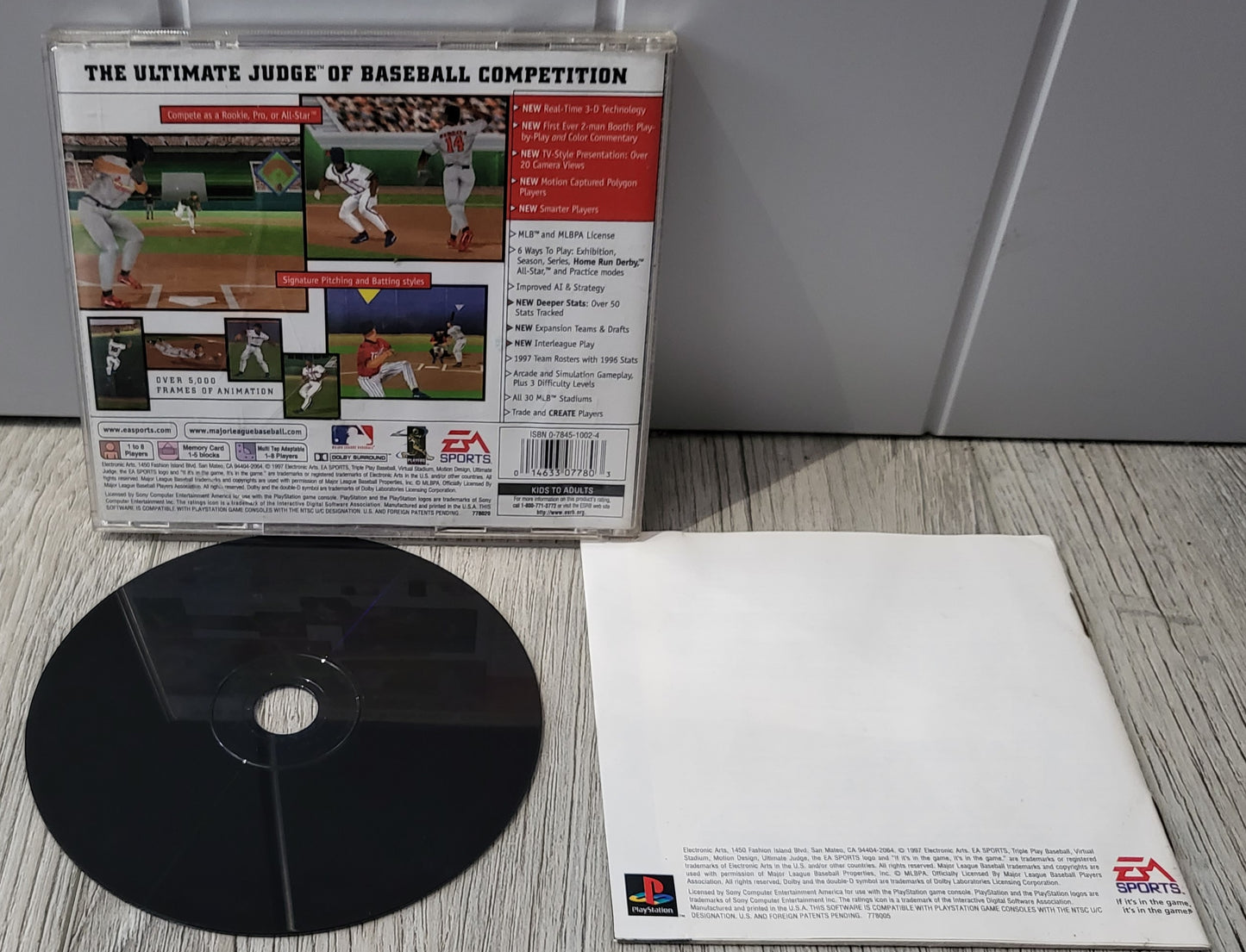 Triple Play 98 NTSC-U Sony Playstation 1 (PS1) Game