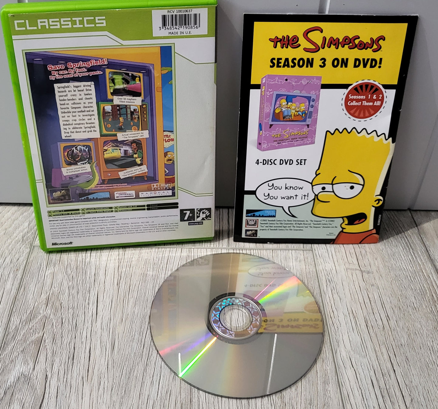 The Simpsons Hit & Run Classics Microsoft Xbox Game