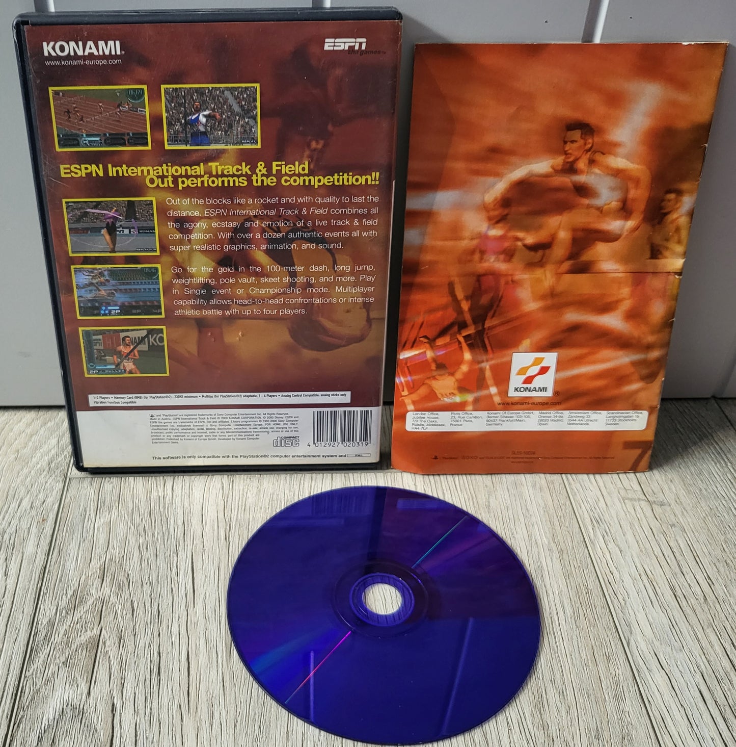 International Track & Field Sony Playstation 2 (PS2) Game