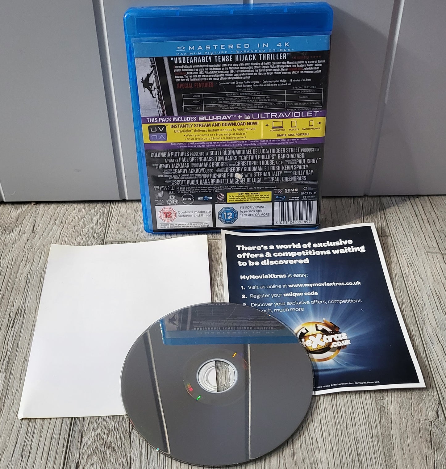 Captain Phillips Blu-Ray DVD