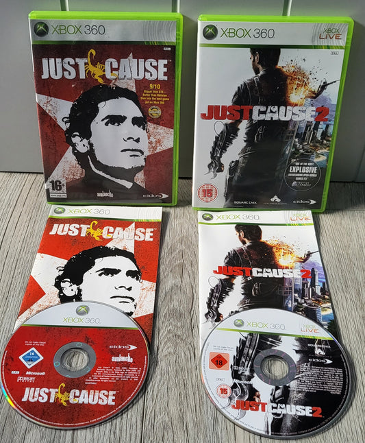 Just Cause 1 & 2 Microsoft Xbox 360 Game Bundle