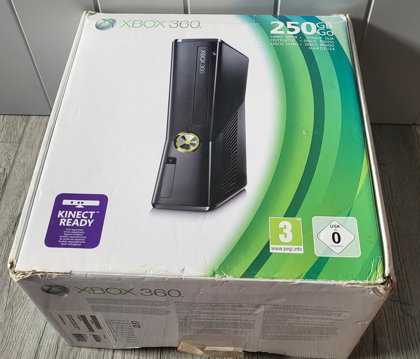 Boxed Microsoft Xbox 360 250 GB Go Console