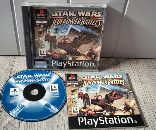 Star Wars Episode I Jedi Power Battles Sony Playstation 1 (PS1) Game