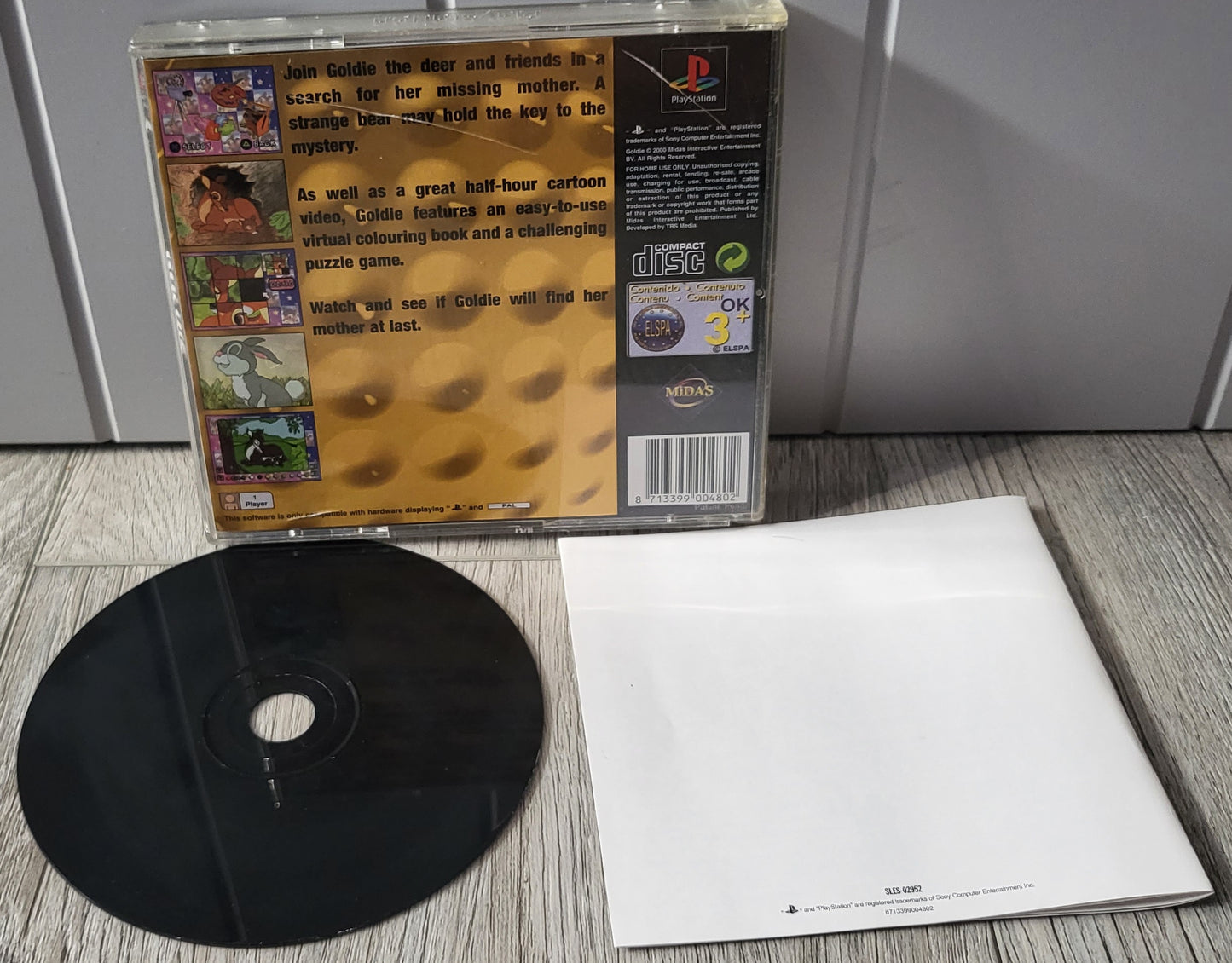 Goldie Sony Playstation 1 (PS1) Game